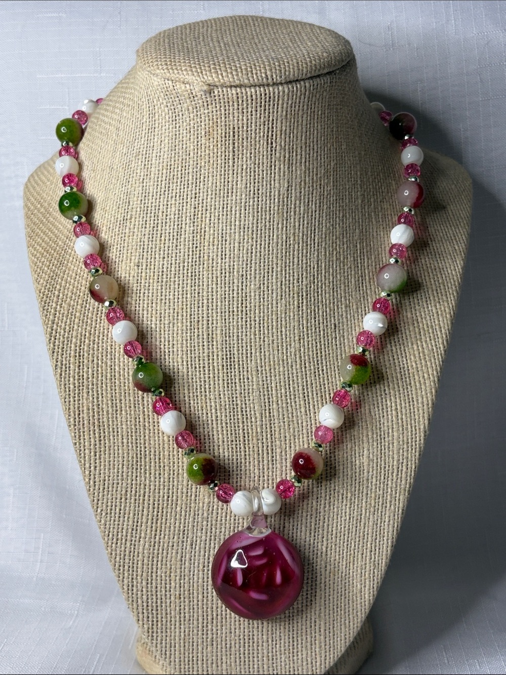 Handcrafted “The Watermelon Necklace”